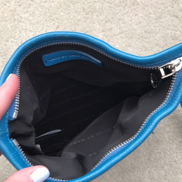 Turquoise/aqua Marc by Marc Jacobs crossbody bag - Picture 3 of 4